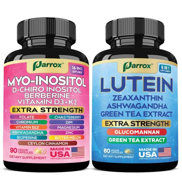 Frente del bundle Parrox Myo-Inositol y Luteína