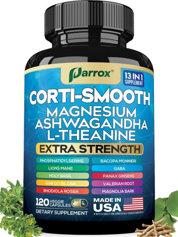 Etiqueta frontal de Parrox Corti-Smooth