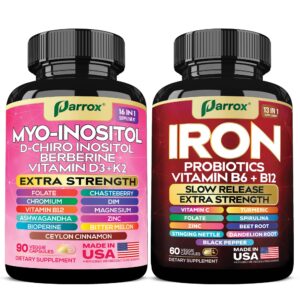 Version 1.0.0 Frente de Parrox Myo-Inositol e Hierro cápsulas