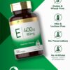Parte trasera frasco Carlyle cápsulas vitamina e sin gluten