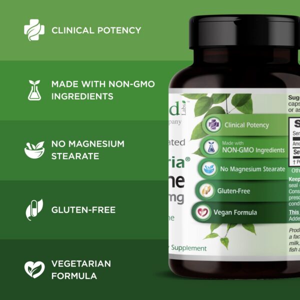 Parte trasera envase Setria L-Glutatión Emerald Labs