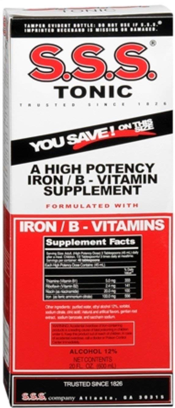 S.S.S. Tónico líquido empaque