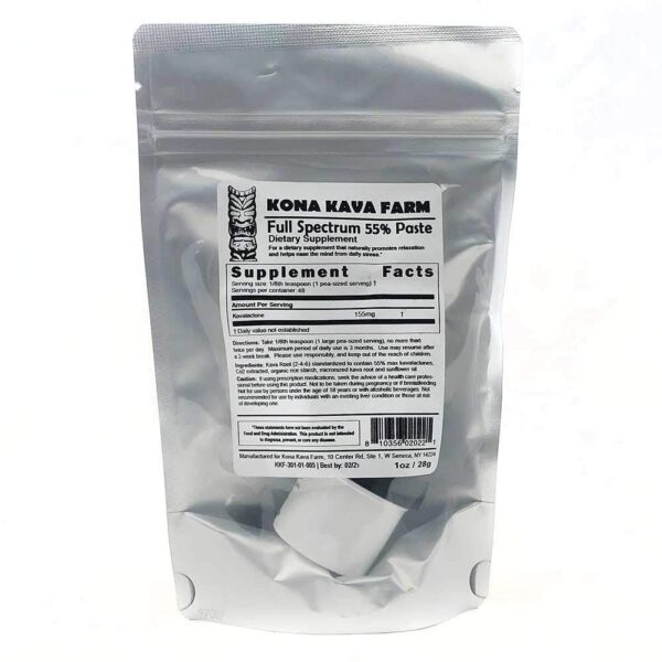 Pasta natural de kava Kona Kava Farm vegana y pura