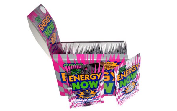 Pastillas energéticas Energy Now Ginkgo Biloba con ginseng y vitaminas