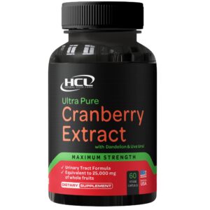 Pastillas naturales de extracto de arándano para salud urinaria