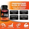 Pastillas Hard Fox para aumento de tamaño y resistencia hombre