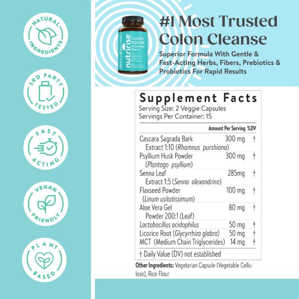 pastillas limpieza colon nutririse probióticos sin gluten