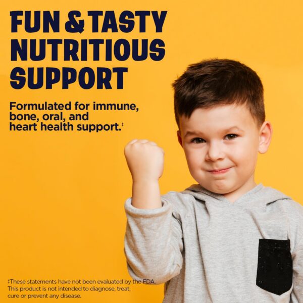 Version 1.0.0 Pastillas masticables forma dinosaurio vitamina d3 niños KAL