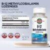 Pastillas masticables KAL Vitamina B-12 Metilcobalamina