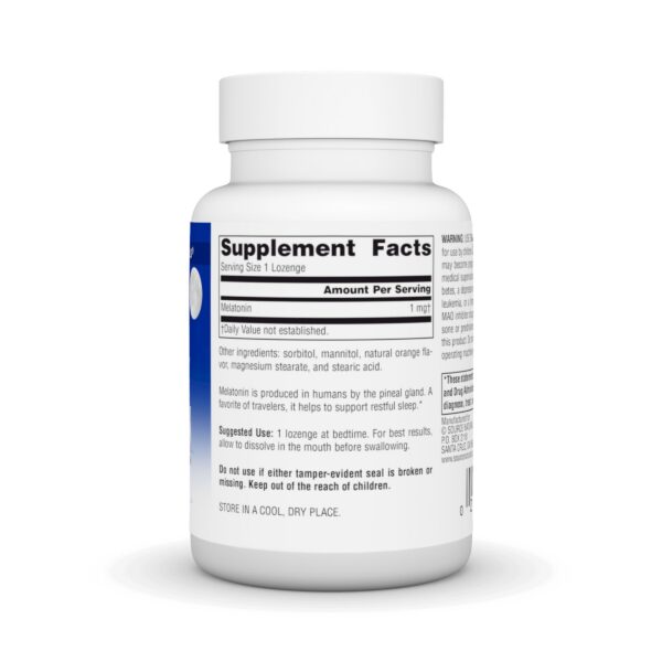 Pastillas masticables Melatonina sabor naranja Source Naturals
