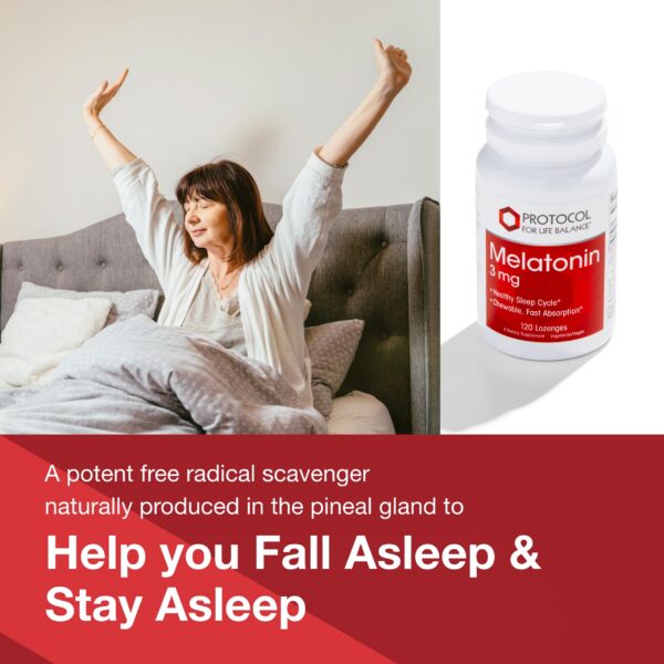 Pastillas masticables melatonina para soporte natural del sueño