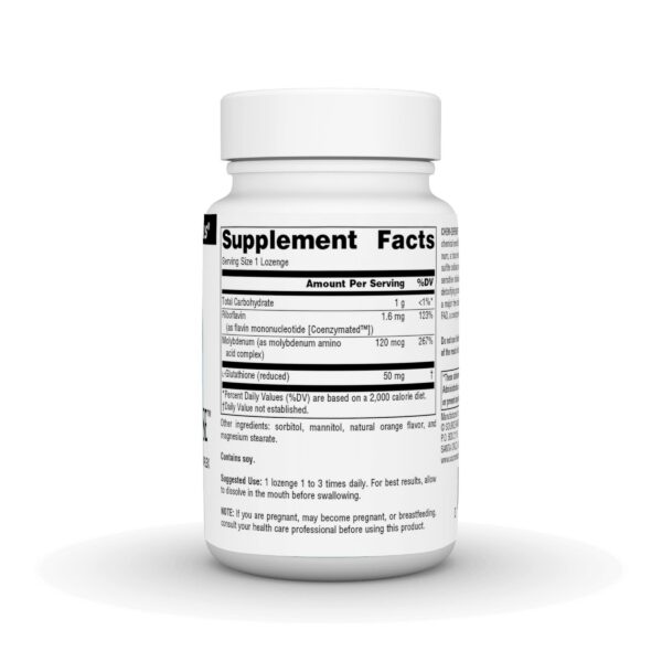 Pastillas naranja Chem-Defense Source Naturals primer plano