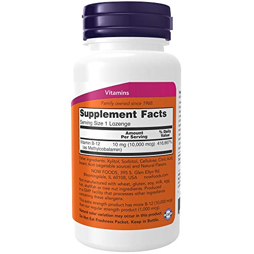 Pastillas NOW Foods Metil B-12 60 unidades