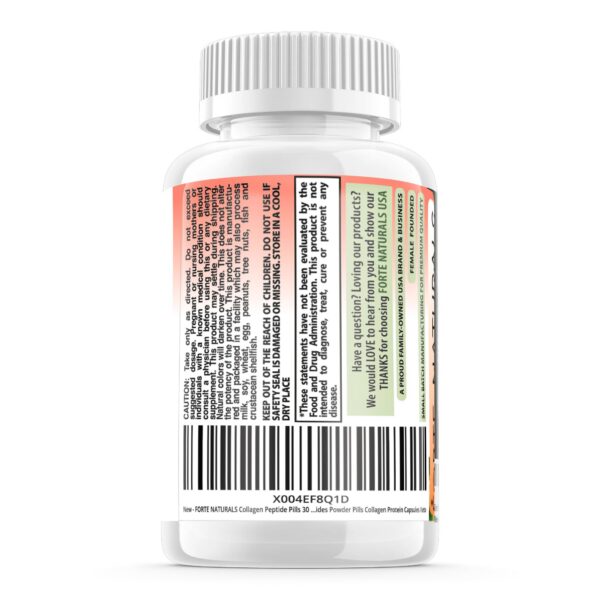 Version 1.0.0 Pastillas péptidos de colágeno Forte Naturals