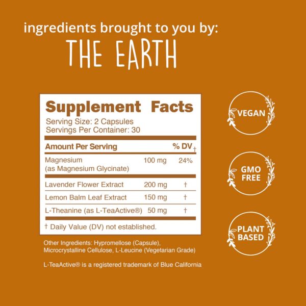 Pastillas para relajación y calma Be Grounded