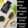 Pastillas veganas para cabello más denso y saludable para hombres y mujeres