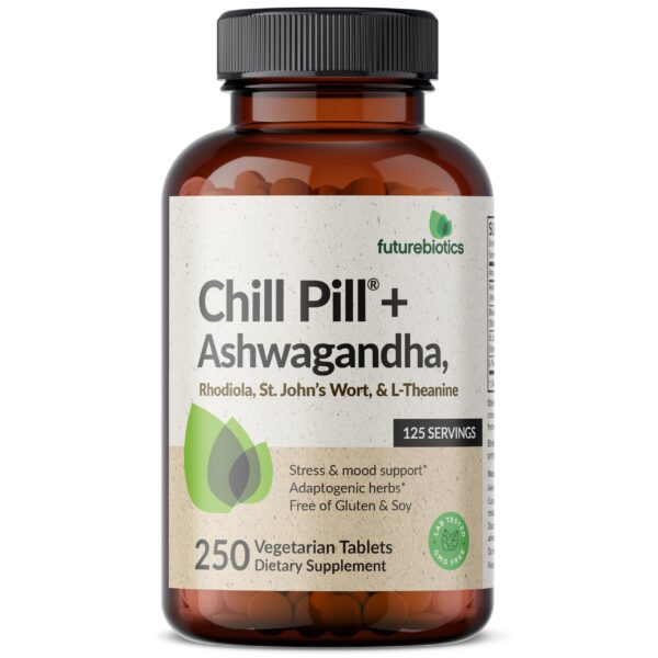 Pastillas vegetales Futurebiotics Chill Pill para calma y relajación