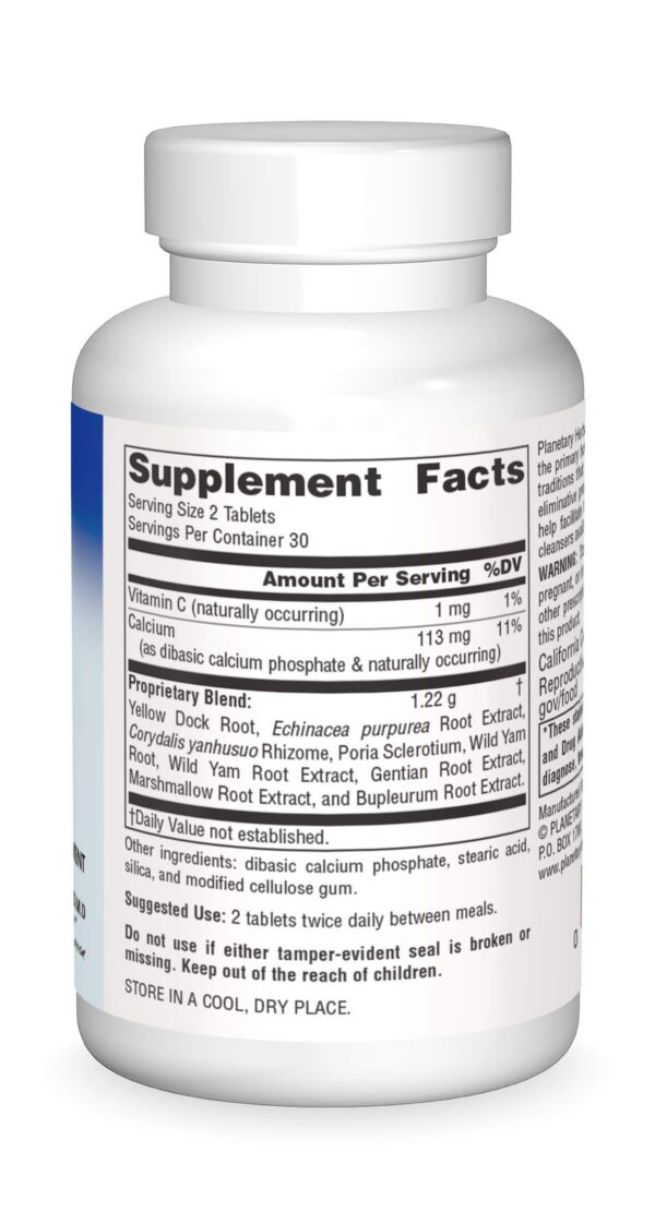 pastillas yellow dock planetary herbals piel