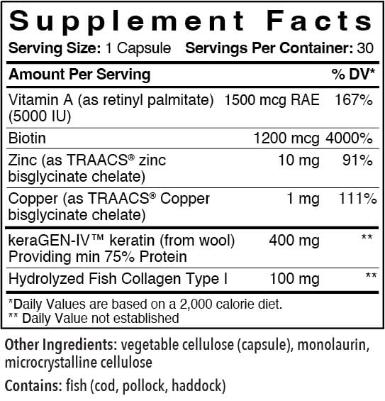 Version 1.0.0 Etiqueta de producto Patient One keratina colágeno