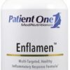 Frasco de suplemento Patient One Enflamen 90 cápsulas