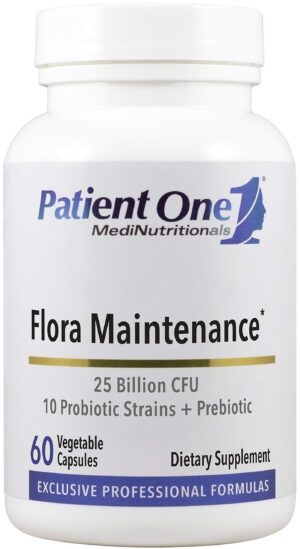 Patient One Flora Maintenance suplemento probiótico 60 cápsulas