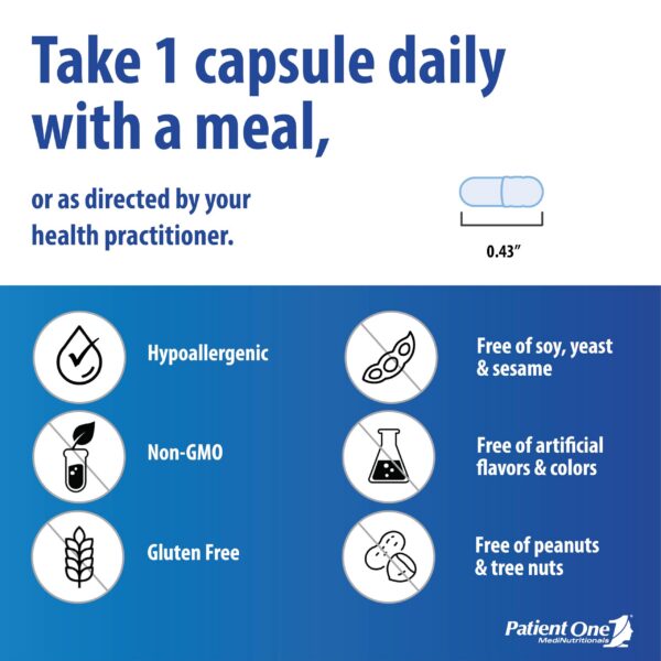 60 cápsulas Patient One K2 D3