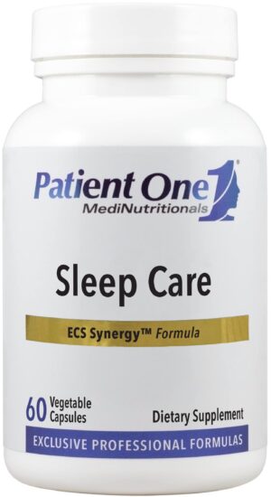 Patient One Sleep Care suplemento para sueño melatonina y hierbas