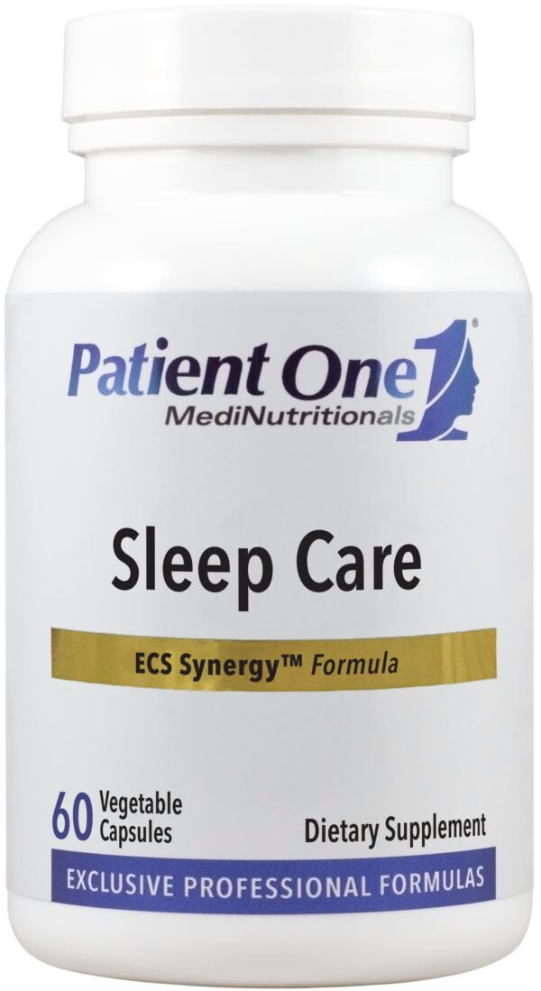 Patient One Sleep Care suplemento para sueño melatonina y hierbas