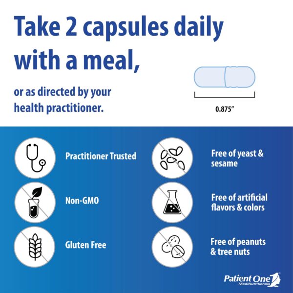 Cápsulas de Patient One Thyroid Maintenance