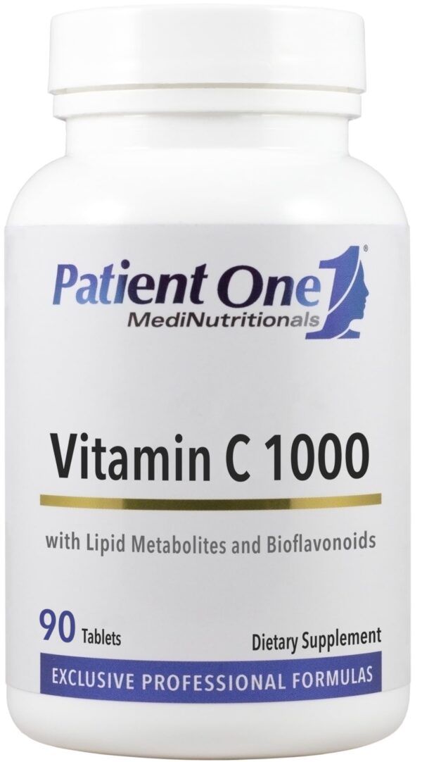 Tableta de Patient One Vitamina C 1000 mg, vista frontal