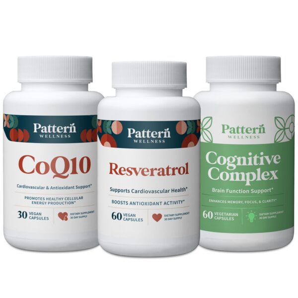 Pattern Wellness CoQ10 Resveratrol Cognitivo frente