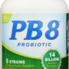 pb8 nutrition now suplemento probiótico 120 cápsulas