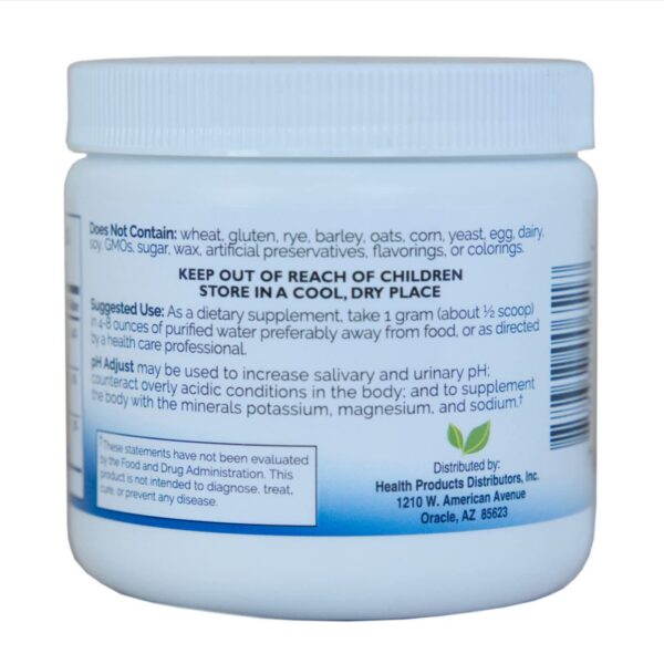 Frasco de la fórmula alcalinizante