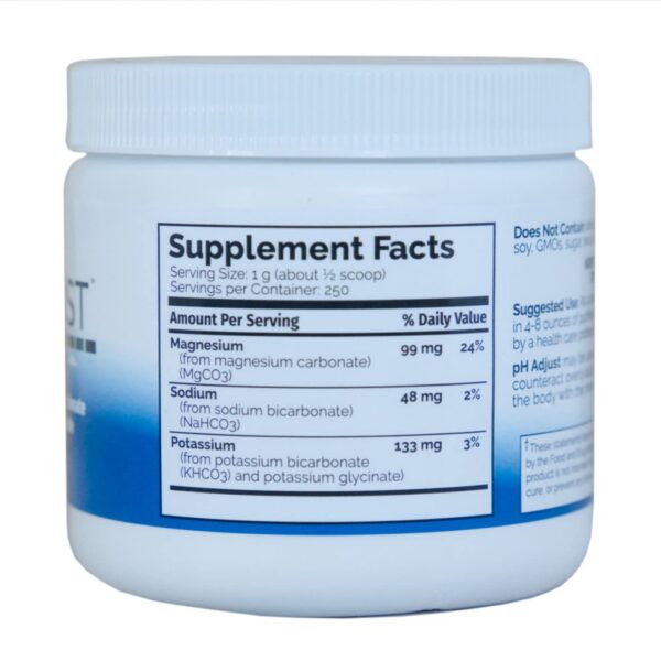 Polvo fino para fórmula alcalinizante