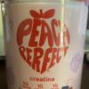 Etiqueta frontal del frasco Peach Perfect