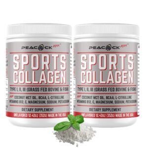 Peacock Max Colágeno en polvo frontal