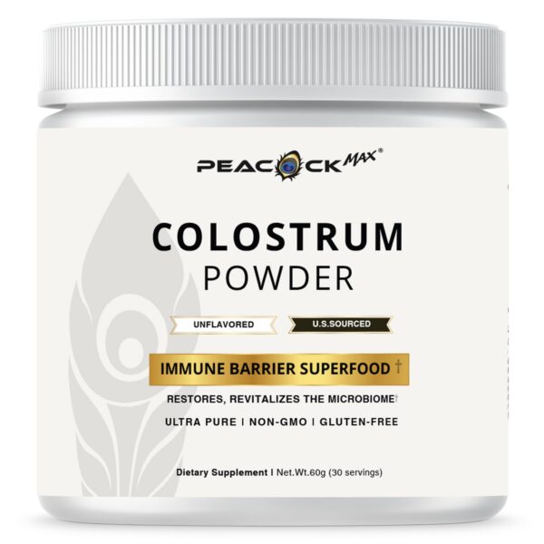 Polvo de colageno y colostrum mezcla