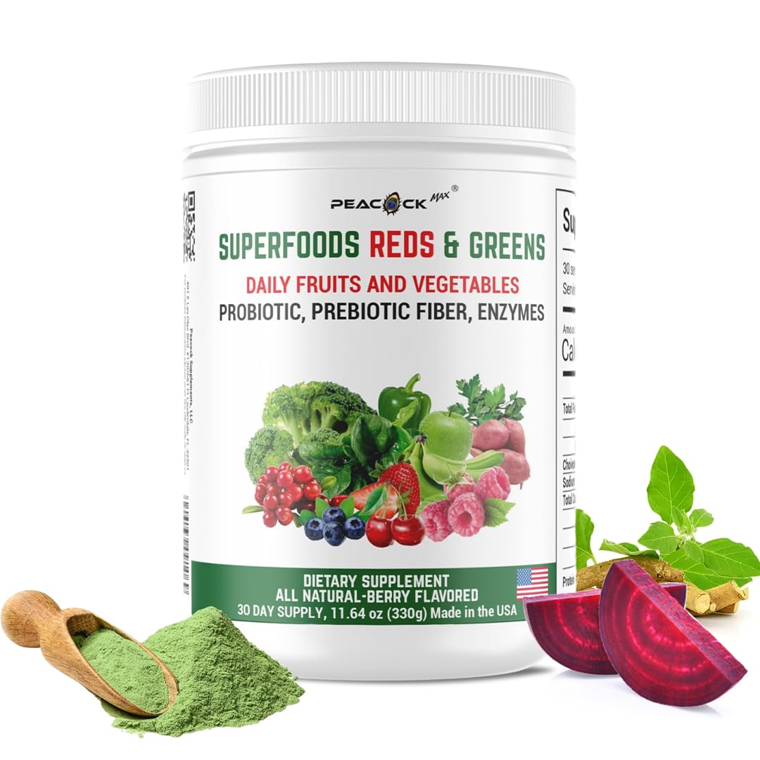 Peacock Max Bloom Superfood Red & Green 23