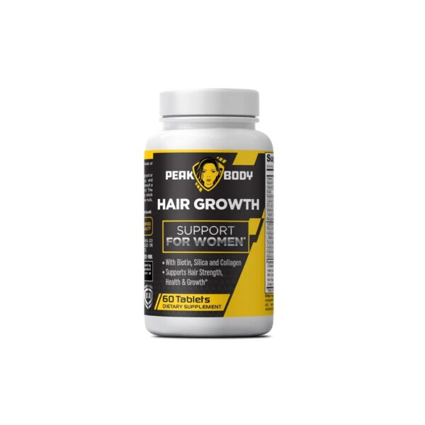 Peak Body empaque de 60 tabletas para cabello