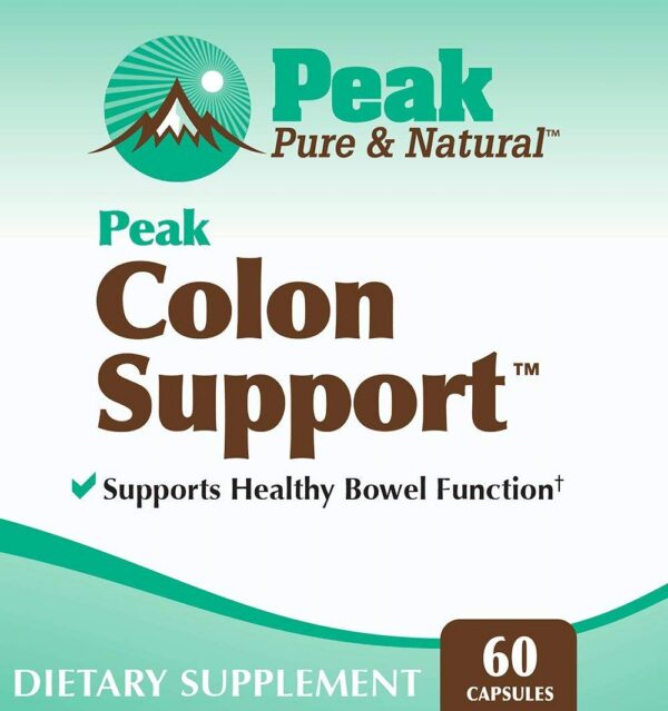 Version 1.0.0 Cápsulas Peak Colon Support para limpieza natural del colon