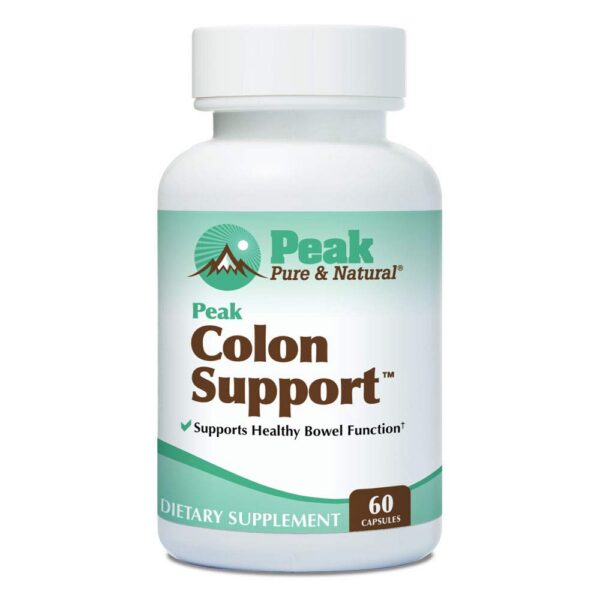Version 1.0.0 Frasco Peak Colon Support suplemento detox y salud digestiva