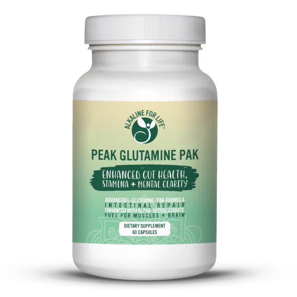 Version 1.0.0 Frente de Peak Glutamine PAK 60 cápsulas