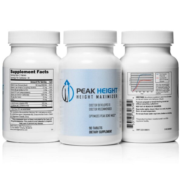 Peak Height lista de ingredientes