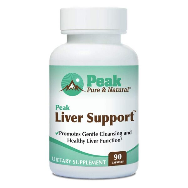 Peak Liver Support suplemento detox hígado 90 cápsulas