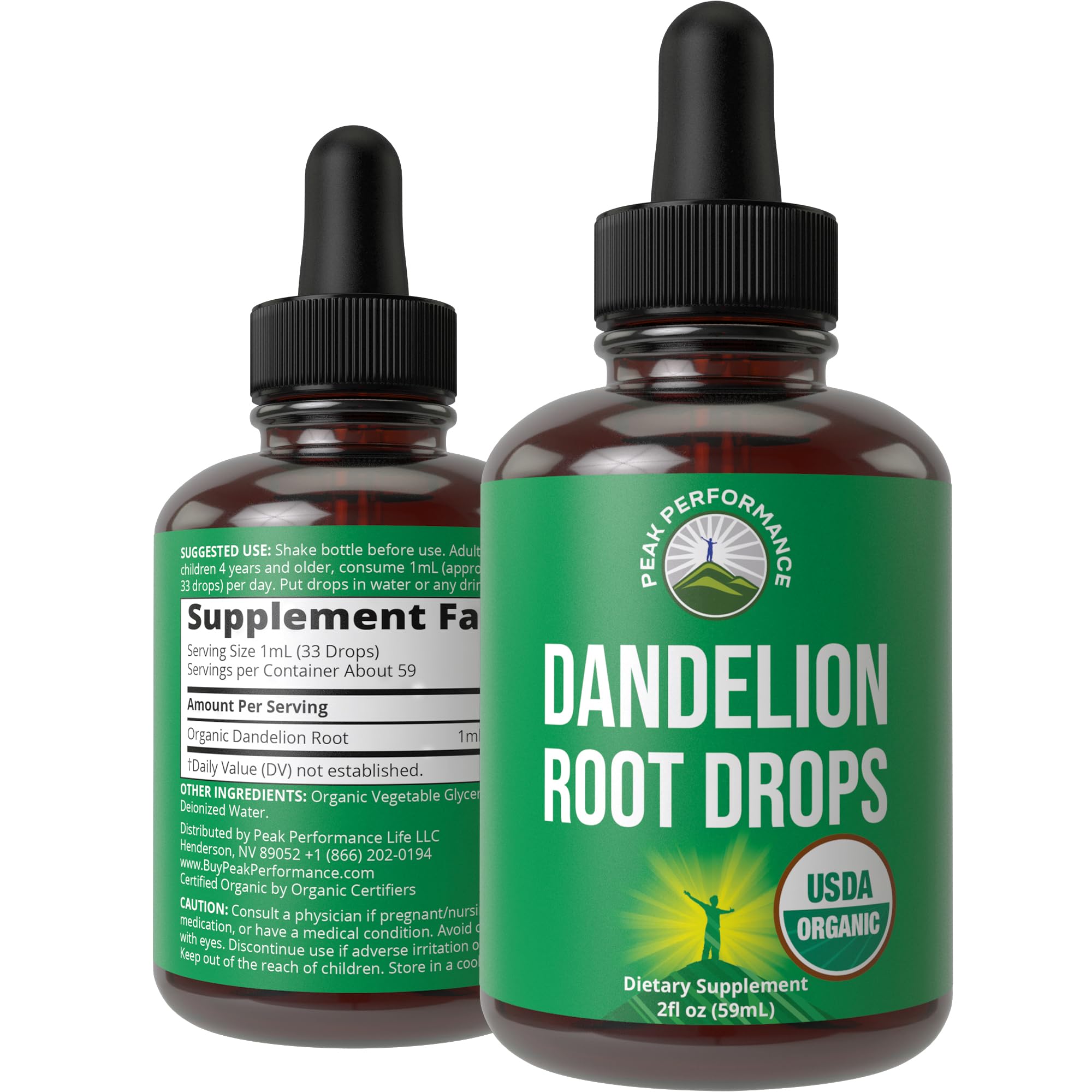 Peak Performance Dandelion Root Extract Drops
