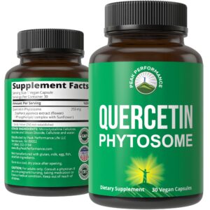 Peak Performance Quercetina Phytosome frasco