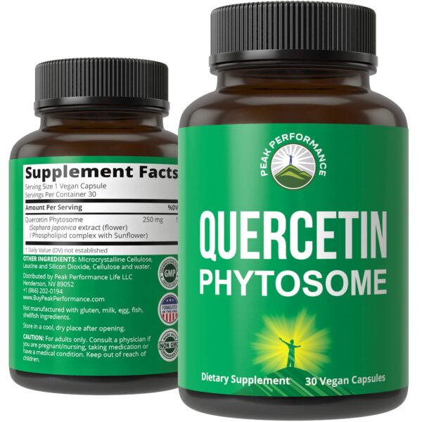 Peak Performance Quercetina Phytosome frasco