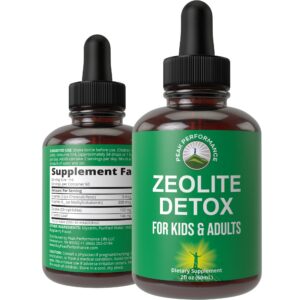 Frente de Zeolita Clinoptilolita Detox Drops