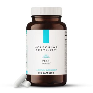 Bote de Peak Prenatal Molecular Fertility frente