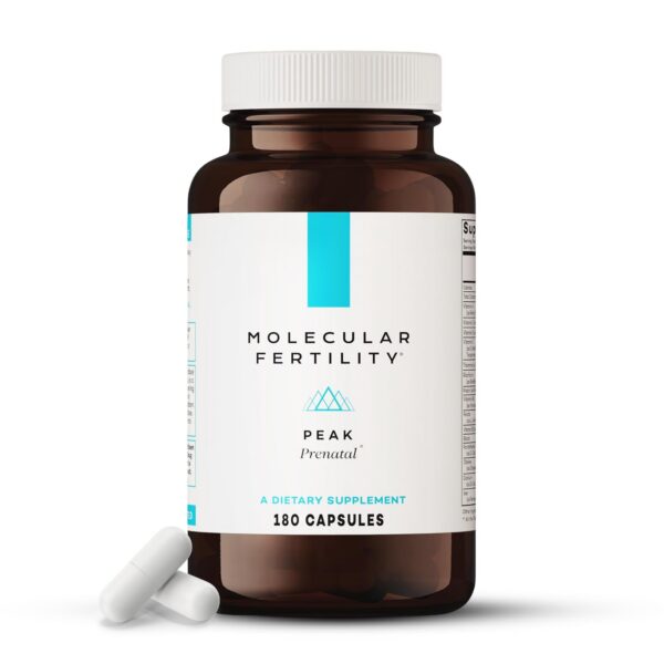 Bote de Peak Prenatal Molecular Fertility frente